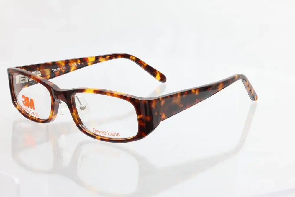 3M DX670 Tortoise 51-19-135mm Eyeglass FRAMES ONLY - NEW/WITHOUT TAGS